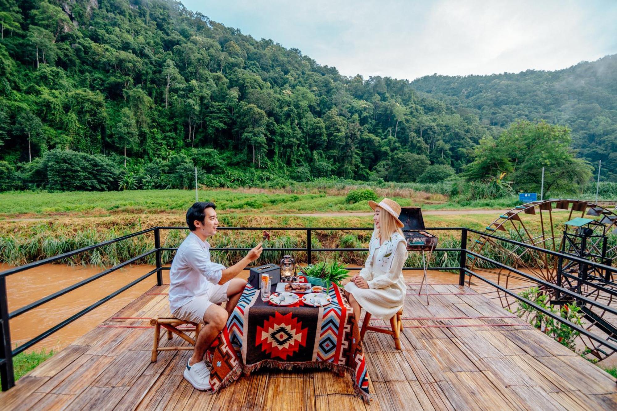 เนเจอร์วัลเล่ย์แคมป์ ปางมะผ้า Hotel Bagian luar foto