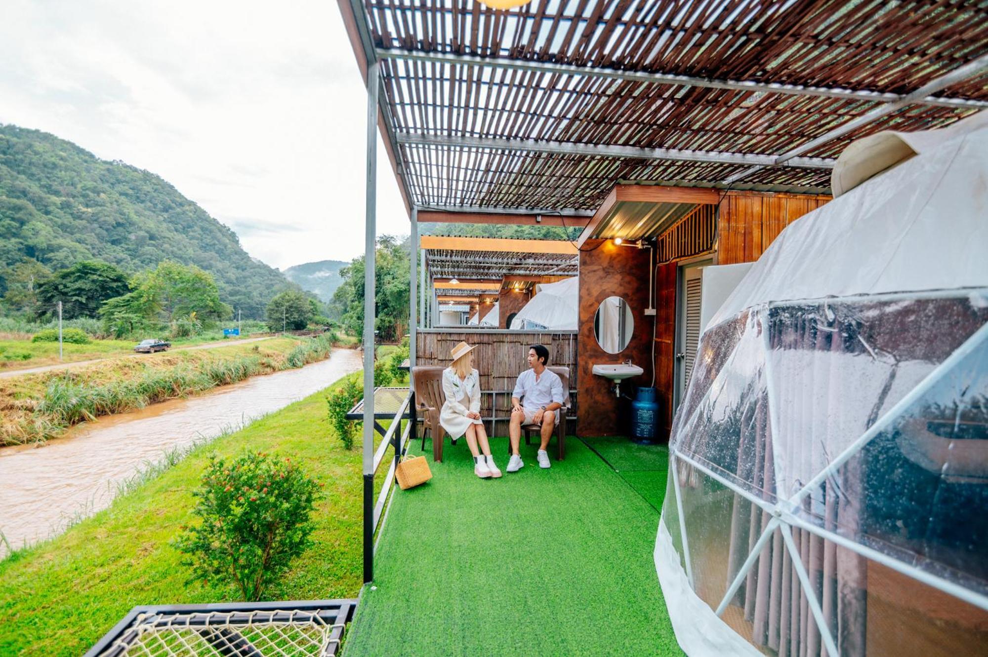 เนเจอร์วัลเล่ย์แคมป์ ปางมะผ้า Hotel Bagian luar foto