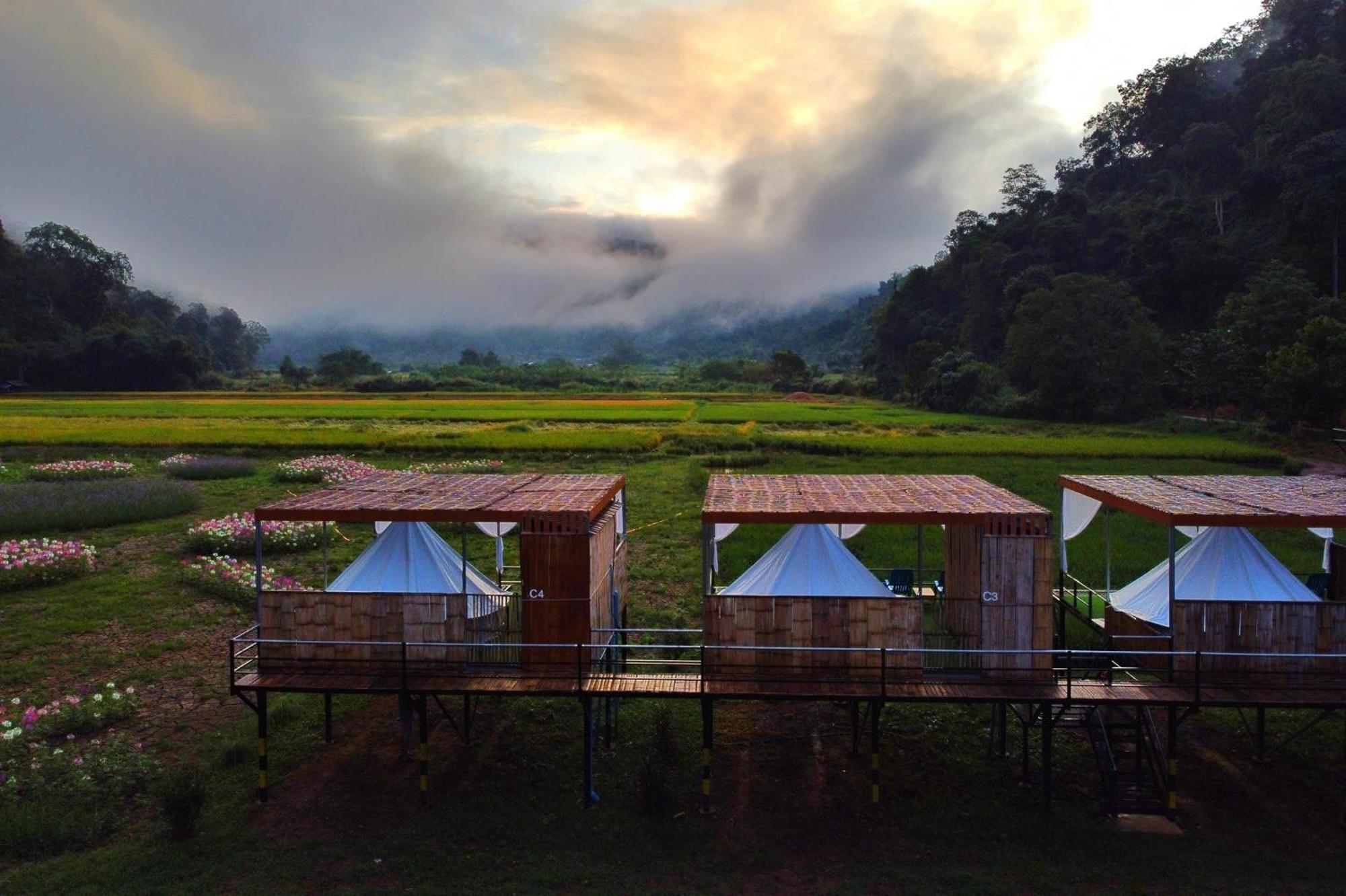 เนเจอร์วัลเล่ย์แคมป์ ปางมะผ้า Hotel Bagian luar foto