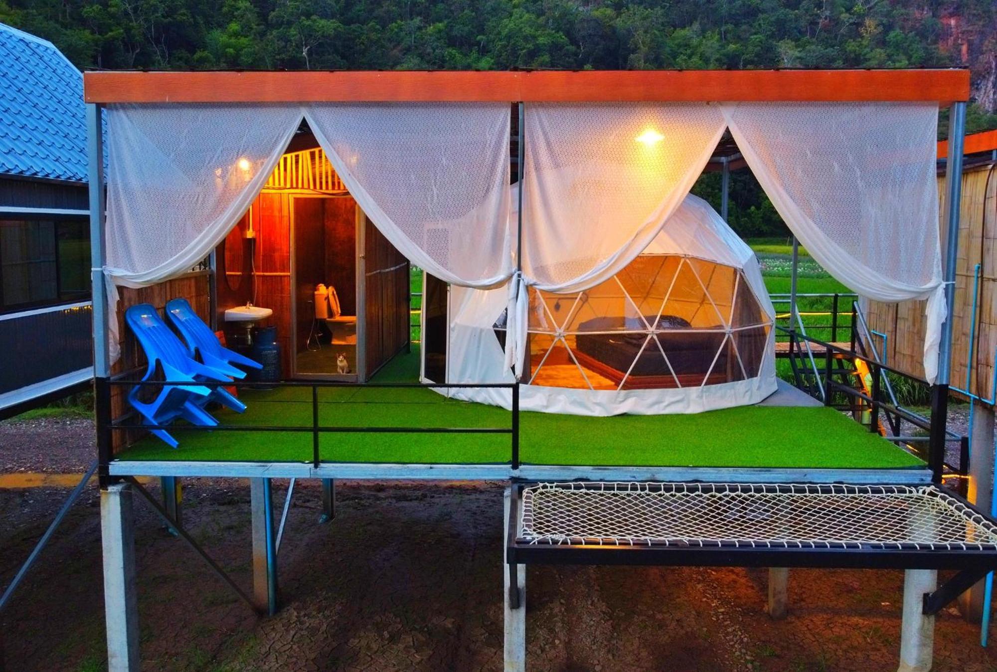 เนเจอร์วัลเล่ย์แคมป์ ปางมะผ้า Hotel Bagian luar foto